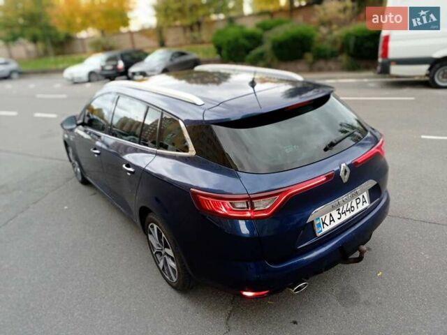 Рено Меган 2017 у Києві на Automoto.ua Синій Рено Меган, об'ємом двигуна 1.5 л та пробігом 239 тис. км за 11999 $, фото 12 на Automoto.ua