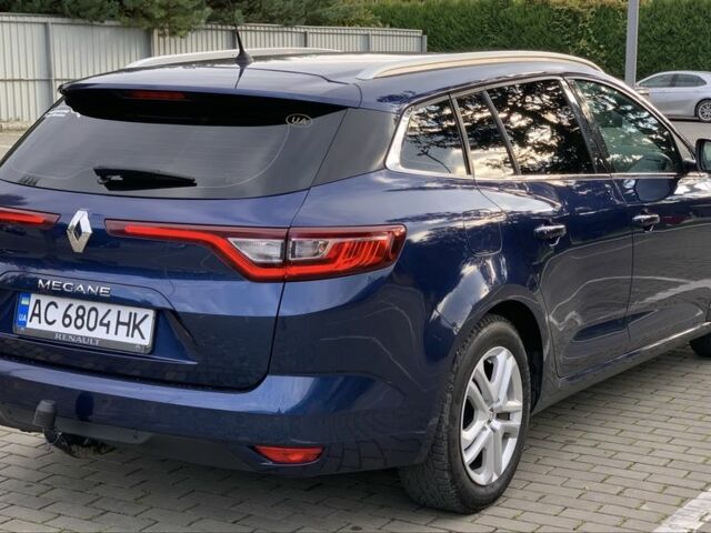 Рено Меган 2017 в Луцке на Automoto.ua Синий Рено Меган, объемом двигателя 1.5 л и пробегом 217 тыс. км за 13200 $, фото 6 на Automoto.ua