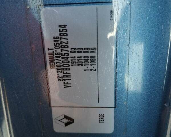 Синий Рено Меган, объемом двигателя 1.46 л и пробегом 232 тыс. км за 11490 $, фото 10 на Automoto.ua