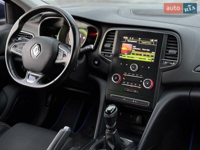 Синий Рено Меган, объемом двигателя 1.5 л и пробегом 198 тыс. км за 10900 $, фото 16 на Automoto.ua
