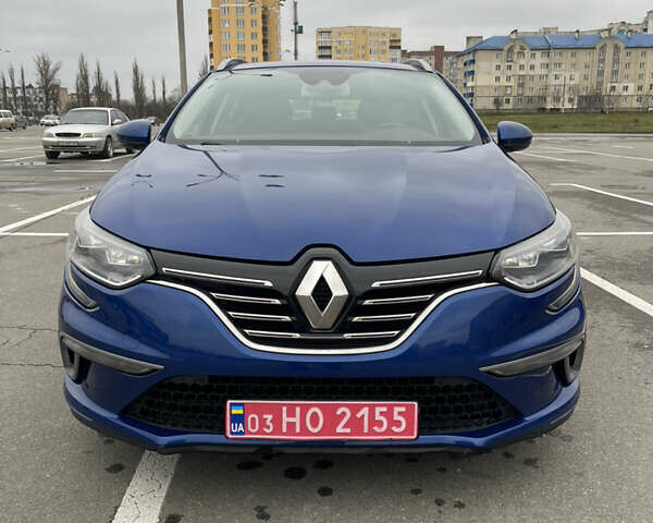 Синий Рено Меган, объемом двигателя 1.5 л и пробегом 198 тыс. км за 14999 $, фото 2 на Automoto.ua