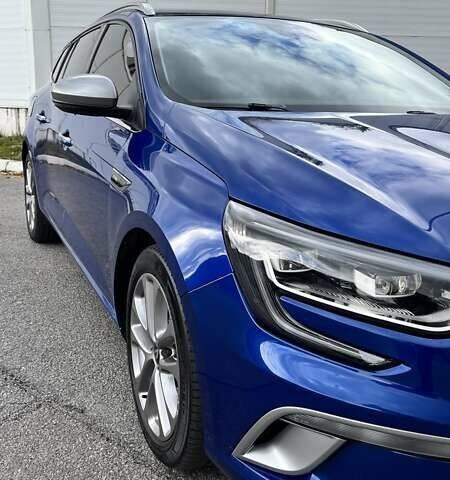 Синий Рено Меган, объемом двигателя 1.5 л и пробегом 252 тыс. км за 14200 $, фото 2 на Automoto.ua