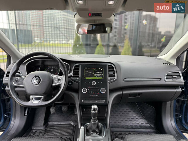 Синий Рено Меган, объемом двигателя 1.5 л и пробегом 134 тыс. км за 11500 $, фото 15 на Automoto.ua