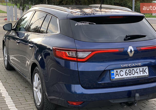 Рено Меган 2017 в Луцке на Automoto.ua Синий Рено Меган, объемом двигателя 1.46 л и пробегом 217 тыс. км за 13200 $, фото 5 на Automoto.ua