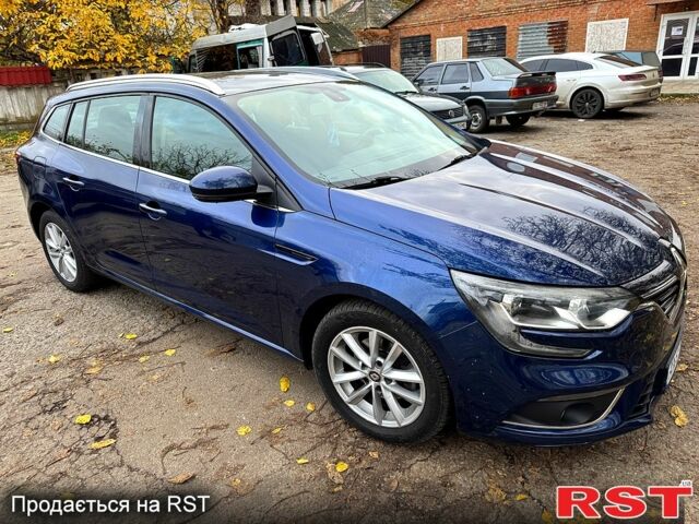 Синий Рено Меган, объемом двигателя 1.5 л и пробегом 216 тыс. км за 10200 $, фото 1 на Automoto.ua