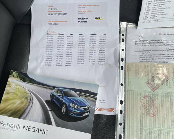 Синий Рено Меган, объемом двигателя 1.5 л и пробегом 198 тыс. км за 14999 $, фото 85 на Automoto.ua