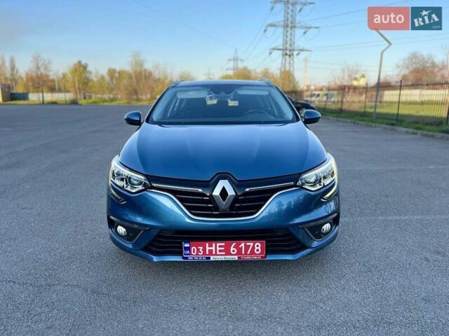 Синий Рено Меган, объемом двигателя 1.5 л и пробегом 158 тыс. км за 13999 $, фото 1 на Automoto.ua