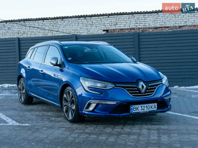 Синий Рено Меган, объемом двигателя 1.6 л и пробегом 254 тыс. км за 13299 $, фото 1 на Automoto.ua
