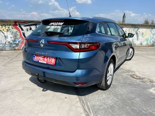 Синий Рено Меган, объемом двигателя 1.5 л и пробегом 159 тыс. км за 14200 $, фото 6 на Automoto.ua