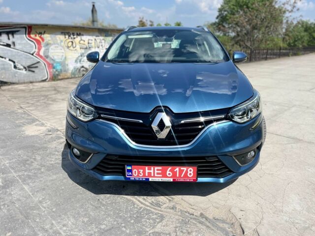 Синий Рено Меган, объемом двигателя 1.5 л и пробегом 159 тыс. км за 14200 $, фото 2 на Automoto.ua