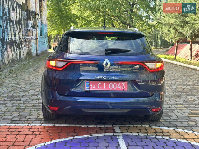 Синий Рено Меган, объемом двигателя 1.5 л и пробегом 194 тыс. км за 13500 $, фото 7 на Automoto.ua