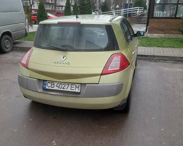 Зеленый Рено Меган, объемом двигателя 1.6 л и пробегом 280 тыс. км за 4500 $, фото 3 на Automoto.ua