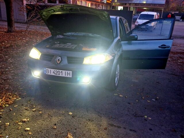 Зелений Рено Меган, об'ємом двигуна 2 л та пробігом 185 тис. км за 5000 $, фото 10 на Automoto.ua