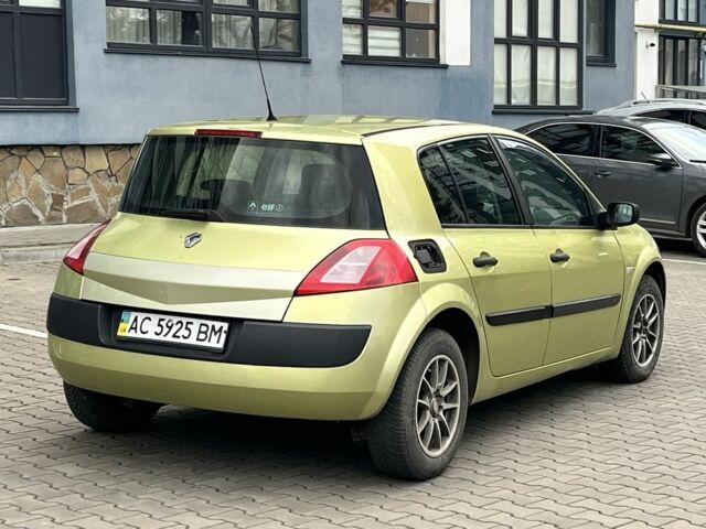 Зеленый Рено Меган, объемом двигателя 1.4 л и пробегом 260 тыс. км за 3350 $, фото 2 на Automoto.ua