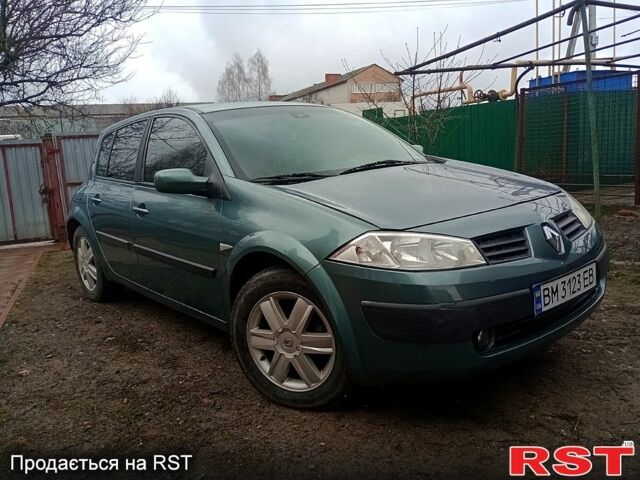 Зеленый Рено Меган, объемом двигателя 1.6 л и пробегом 270 тыс. км за 3500 $, фото 2 на Automoto.ua