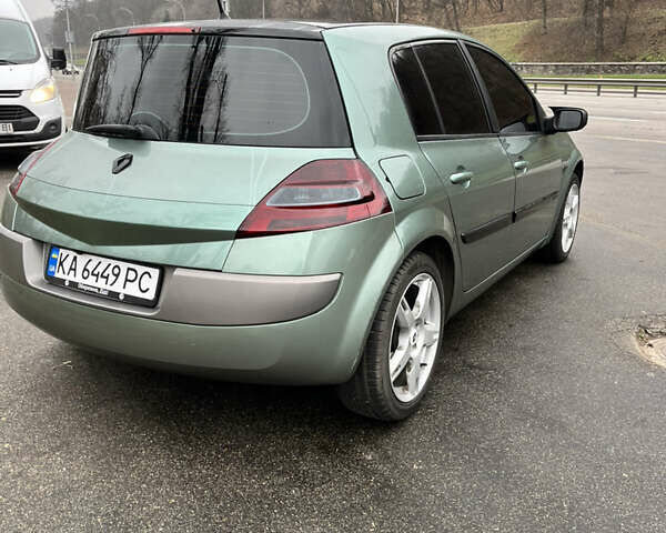 Зелений Рено Меган, об'ємом двигуна 1.6 л та пробігом 152 тис. км за 6800 $, фото 3 на Automoto.ua