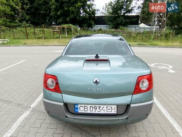 Зеленый Рено Меган, объемом двигателя 1.6 л и пробегом 239 тыс. км за 4800 $, фото 2 на Automoto.ua
