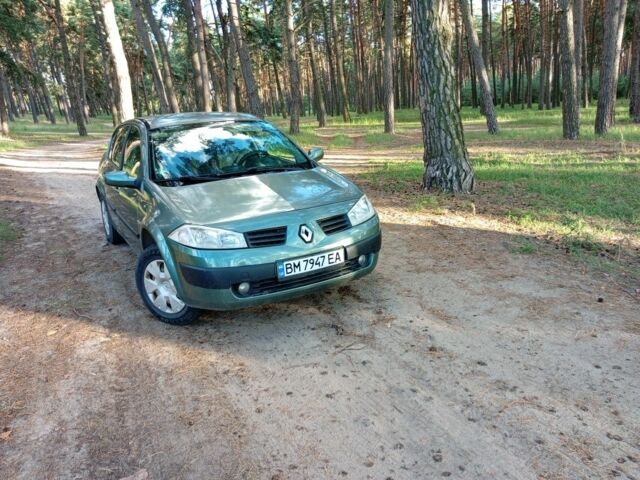 Зеленый Рено Меган, объемом двигателя 1.6 л и пробегом 239 тыс. км за 3800 $, фото 3 на Automoto.ua