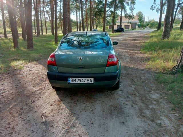 Зеленый Рено Меган, объемом двигателя 1.6 л и пробегом 239 тыс. км за 3800 $, фото 5 на Automoto.ua