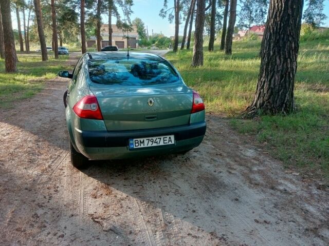 Зеленый Рено Меган, объемом двигателя 1.6 л и пробегом 239 тыс. км за 3800 $, фото 2 на Automoto.ua
