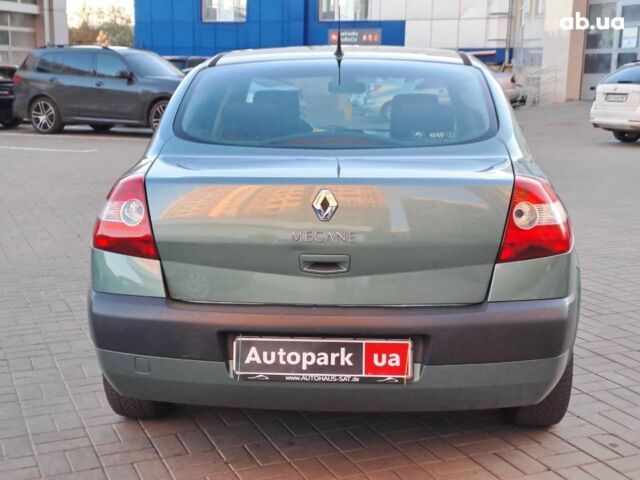 Зеленый Рено Меган, объемом двигателя 1.6 л и пробегом 230 тыс. км за 5740 $, фото 4 на Automoto.ua