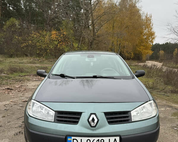 Зеленый Рено Меган, объемом двигателя 1.6 л и пробегом 257 тыс. км за 4500 $, фото 1 на Automoto.ua