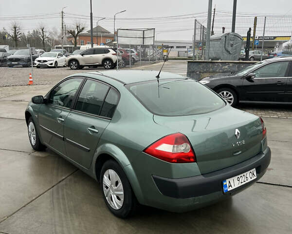 Зеленый Рено Меган, объемом двигателя 1.6 л и пробегом 226 тыс. км за 3700 $, фото 10 на Automoto.ua
