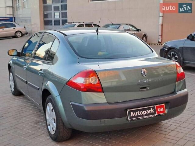 Зеленый Рено Меган, объемом двигателя 1.6 л и пробегом 230 тыс. км за 5740 $, фото 5 на Automoto.ua