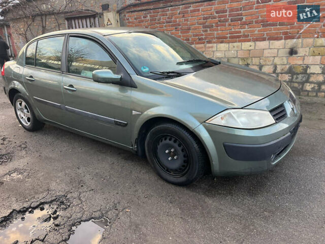 Зелений Рено Меган, об'ємом двигуна 1.6 л та пробігом 220 тис. км за 1350 $, фото 15 на Automoto.ua