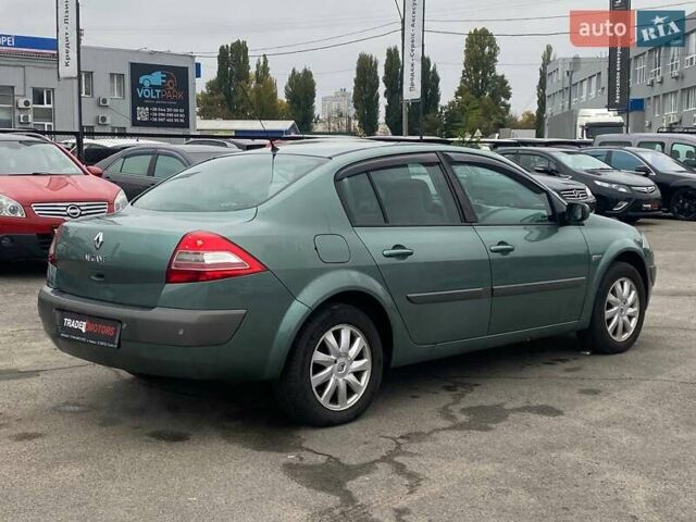Рено Меган 2007 в Киеве на Automoto.ua Зеленый Рено Меган, объемом двигателя 1.6 л и пробегом 346 тыс. км за 3990 $, фото 7 на Automoto.ua