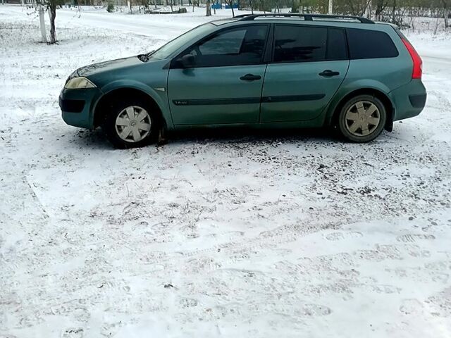 Зеленый Рено Меган, объемом двигателя 1.4 л и пробегом 220 тыс. км за 3800 $, фото 1 на Automoto.ua