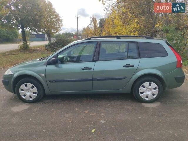 Зелений Рено Меган, об'ємом двигуна 1.6 л та пробігом 158 тис. км за 4990 $, фото 7 на Automoto.ua