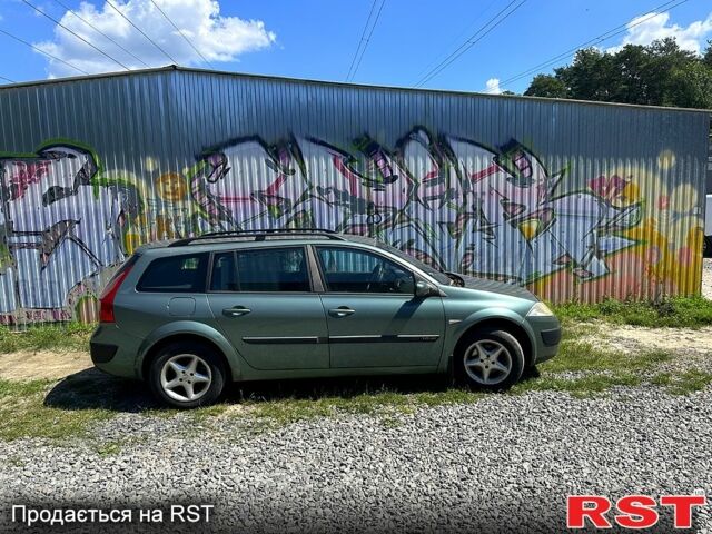 Зеленый Рено Меган, объемом двигателя 1.6 л и пробегом 242 тыс. км за 3700 $, фото 1 на Automoto.ua