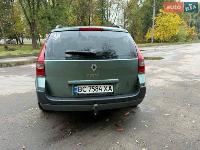 Зеленый Рено Меган, объемом двигателя 1.6 л и пробегом 263 тыс. км за 4200 $, фото 3 на Automoto.ua