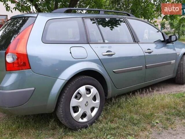 Зеленый Рено Меган, объемом двигателя 1.6 л и пробегом 191 тыс. км за 4900 $, фото 1 на Automoto.ua