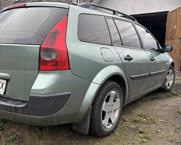 Зеленый Рено Меган, объемом двигателя 1.5 л и пробегом 270 тыс. км за 4000 $, фото 6 на Automoto.ua