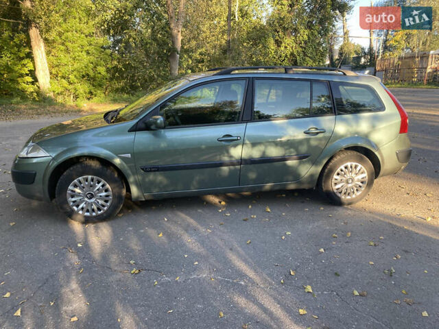 Зеленый Рено Меган, объемом двигателя 1.6 л и пробегом 220 тыс. км за 4300 $, фото 8 на Automoto.ua