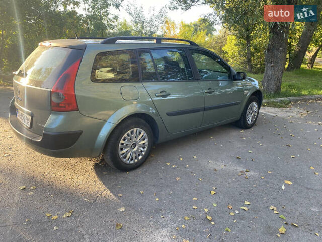 Зеленый Рено Меган, объемом двигателя 1.6 л и пробегом 220 тыс. км за 4300 $, фото 4 на Automoto.ua