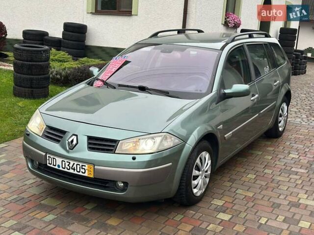 Зелений Рено Меган, об'ємом двигуна 2 л та пробігом 200 тис. км за 4600 $, фото 17 на Automoto.ua