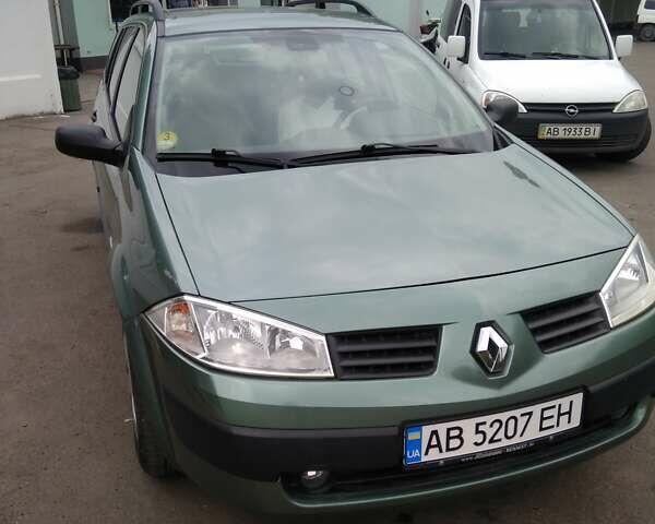 Зеленый Рено Меган, объемом двигателя 1.46 л и пробегом 190 тыс. км за 4400 $, фото 2 на Automoto.ua