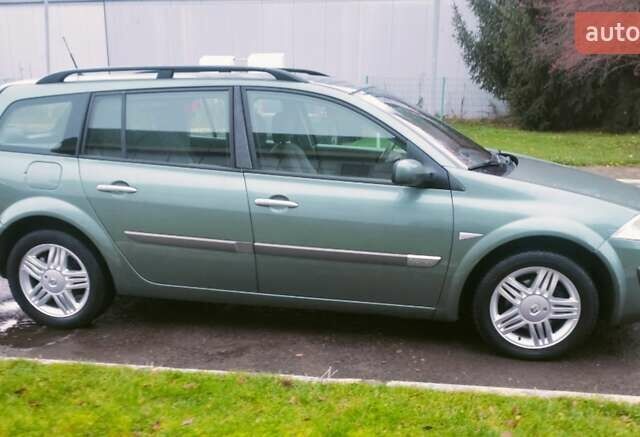 Зелений Рено Меган, об'ємом двигуна 1.6 л та пробігом 203 тис. км за 4000 $, фото 1 на Automoto.ua