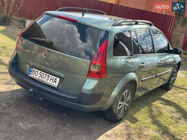 Зеленый Рено Меган, объемом двигателя 1.6 л и пробегом 282 тыс. км за 3650 $, фото 6 на Automoto.ua