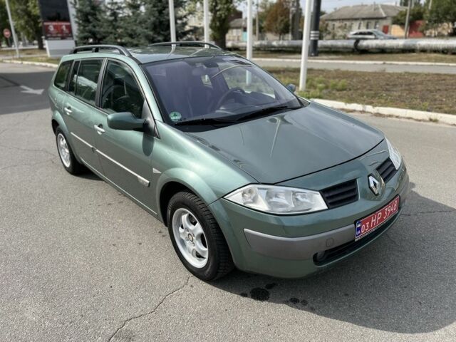 Зеленый Рено Меган, объемом двигателя 1.6 л и пробегом 215 тыс. км за 5650 $, фото 6 на Automoto.ua