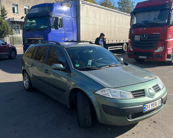Зеленый Рено Меган, объемом двигателя 1.6 л и пробегом 282 тыс. км за 3000 $, фото 2 на Automoto.ua