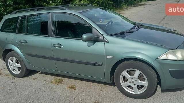 Зеленый Рено Меган, объемом двигателя 1.6 л и пробегом 247 тыс. км за 4900 $, фото 13 на Automoto.ua