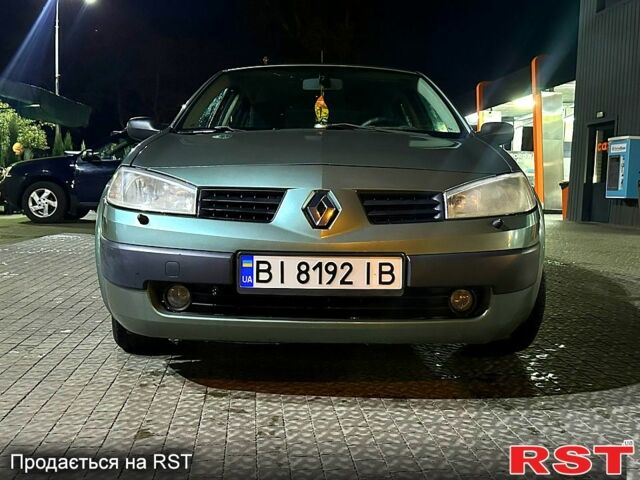 Зеленый Рено Меган, объемом двигателя 1.6 л и пробегом 256 тыс. км за 4500 $, фото 1 на Automoto.ua