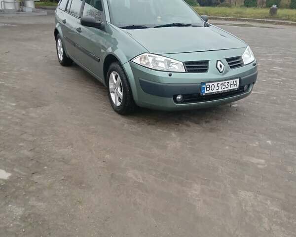 Зелений Рено Меган, об'ємом двигуна 1.59 л та пробігом 236 тис. км за 4450 $, фото 1 на Automoto.ua
