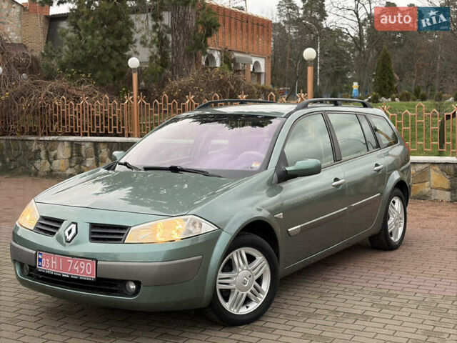Зелений Рено Меган, об'ємом двигуна 1.6 л та пробігом 170 тис. км за 4999 $, фото 1 на Automoto.ua