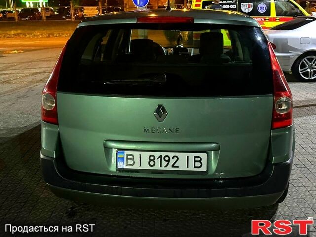 Зеленый Рено Меган, объемом двигателя 1.6 л и пробегом 256 тыс. км за 4500 $, фото 2 на Automoto.ua
