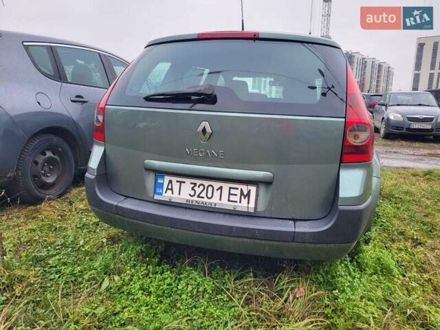 Зелений Рено Меган, об'ємом двигуна 1.6 л та пробігом 240 тис. км за 4600 $, фото 1 на Automoto.ua